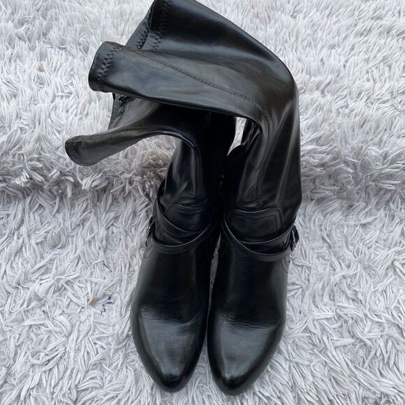 KIM ROGERS Jolie Women's 10M US Black Knee High Boots Faux Leather - Picture 4 of 16